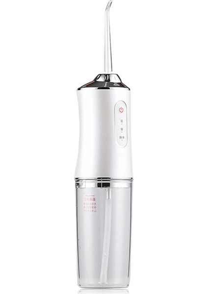 Beyaz Stil Seçim 4 Jet Ucu Taşınabilir Diş Irrigator USB Şarj Edilebilir Su Jeti Ipi Diş 3 Mod Uzun Pil Ömrü Diş Temizleyici (Yurt Dışından)