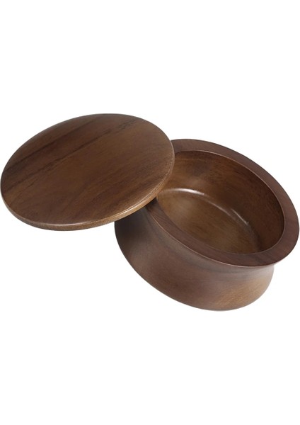 Kahverengi Tarzı Tıraş Kasesi Sabun Erkekler Bulaşık Vintage Tıraş Bowlswood Erkek Badgercup Konteyner Aksesuarları Seti Ahşap Büyük Krem Köpük Kupa Seti (Yurt Dışından)