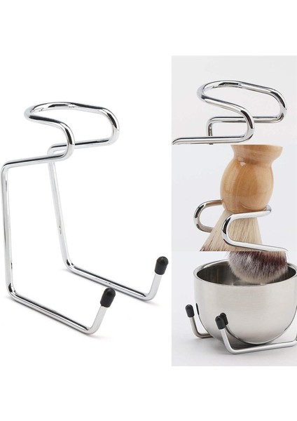 Gümüş Tarzı Yeni 2 In 1 Paslanmaz Çelik Erkek Tıraş Kuru Veya Islak Bardak Tıraş Tutucu Seti Erkekler Sakal Sabun Kase Tıraş Standı Yüz Temizleyici Aracı (Yurt Dışından) fırsatları