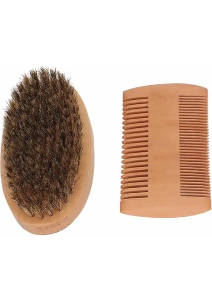 Sakal Fırçası Tarak Seti Taşınabilir Sakal Bakım Tarağı Seti Yumuşak Fırça Şekillendirme Kırpma ile Saklama Çantası Ev Için (Yurt Dışından) modelleri