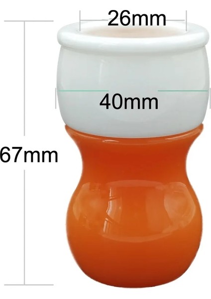 Turuncu Tarzı Dscosmetic Turp Beyaz Tıraş Fırçası Sapı Diy Tıraş Fırçası Için (Yurt Dışından) fiyatları