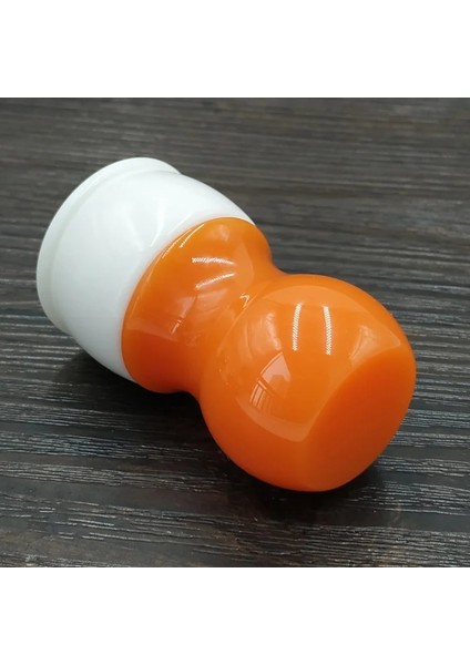 Turuncu Tarzı Dscosmetic Turp Beyaz Tıraş Fırçası Sapı Diy Tıraş Fırçası Için (Yurt Dışından) fırsatları
