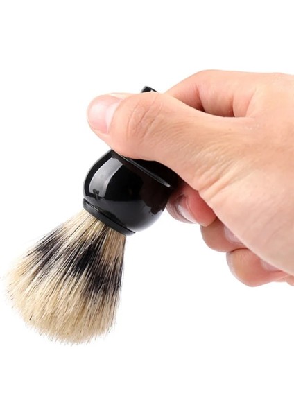 Beyaz Stil Domuzu Kıl Erkek Tıraş Fırçası Berber Salonu Erkekler Yüz Sakal Temizleme Cihazı Tıraş Aracı Jilet Fırçası Erkekler Malzemeleri Berber (Yurt Dışından) fırsatları