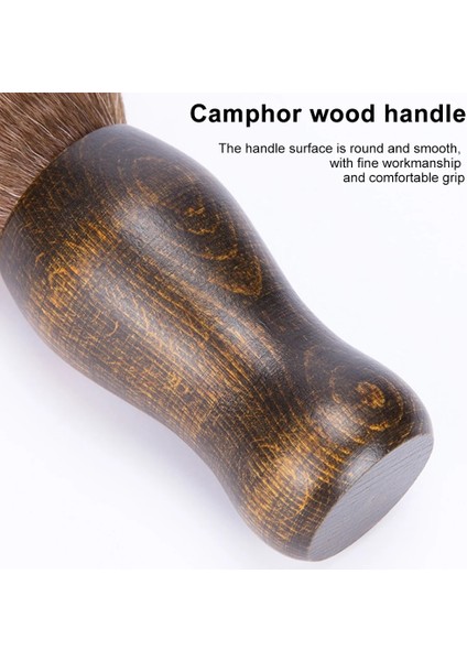 Yumuşak Makyaj Fırça Boyun Saç Temizleme Fırçası Ahşap Saç Bakım Tıraş Süpürme Fırçası Aracı Berber Aksesuarları Salon Saç Aracı (Yurt Dışından) modelleri