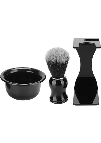 Bir Stil Erkekler Sakal Tıraş Tutucu Kase Fırça Seti Erkek Sakal Sabun Kase Tıraş Standı Yüz Temizleyici Yüz Saç Stili Aracı (Yurt Dışından)