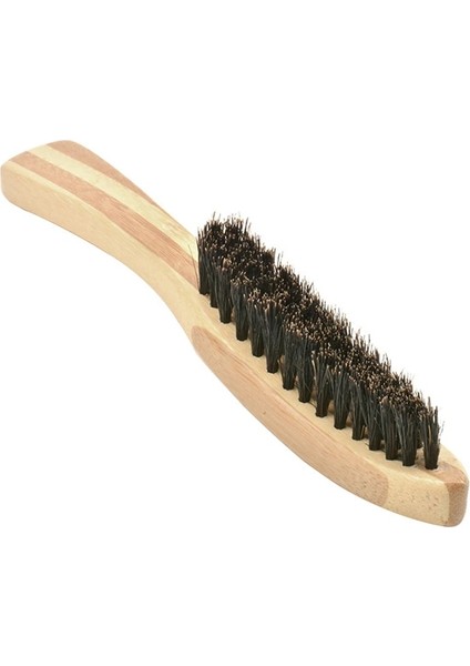 Tek Beden Tarzı 17*3 cm Erkekler Domuzu Saç Kıl Sakal Fırçası Tıraş Tarağı Yüz Masajı El Yapımı Bıyık Fırçası Bakım (Yurt Dışından)