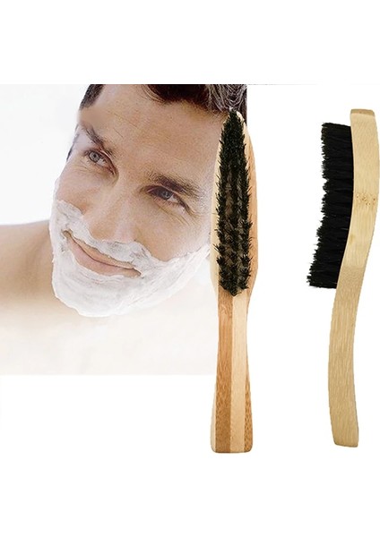 Tek Beden Tarzı 17*3 cm Erkekler Domuzu Saç Kıl Sakal Fırçası Tıraş Tarağı Yüz Masajı El Yapımı Bıyık Fırçası Bakım (Yurt Dışından) modelleri