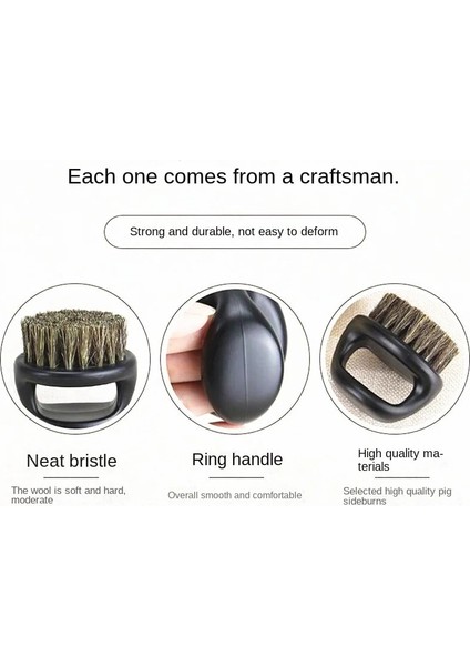Beyaz Stil Erkekler Sakal Tıraş Fırçası Yaban Domuzu Kürk Yumuşak Berber Salonu Yüz Temizleme Tıraş Araçları Jilet Saplı Fırça Şekillendirici Aksesuar (Yurt Dışından) indirimleri