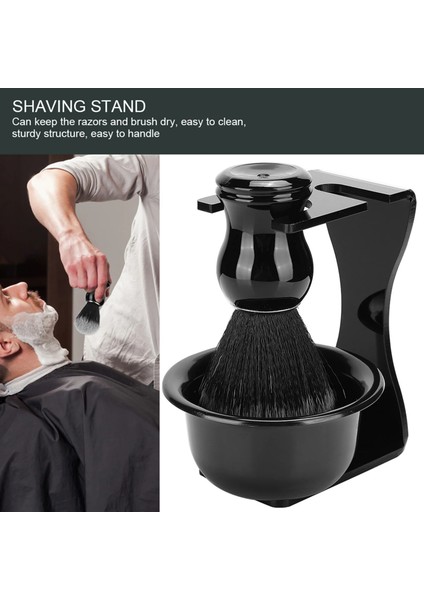 Bir Stil Erkekler Sakal Tıraş Tutucu Kase Fırça Seti Erkek Sakal Sabun Kase Tıraş Standı Yüz Temizleyici Yüz Saç Stili Aracı (Yurt Dışından) fırsatları