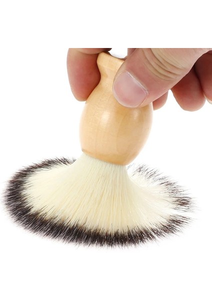 Ahşap Tarzı Erkekler Tıraş Sakal Fırçası Porsuk Saç Tıraş Ahşap Saplı Yüz Temizleme Cihazı Yüksek Pro Salon Aracı Güvenlik Jilet Fırçası (Yurt Dışından) fırsatları