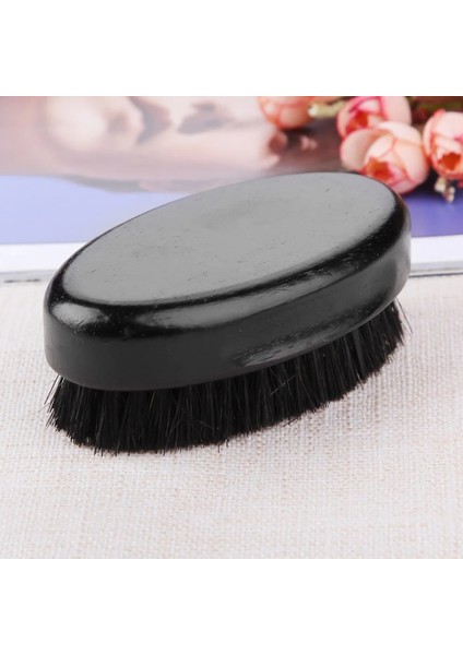 No.1 Stili Halka Tasarımı Kıl Fırça Taşınabilir Berber Sakal Tarağı Erkekler Tıraş Fırçaları Tarak Salon Yüz Temizleme Bıyık Jilet Fırçaları (Yurt Dışından)