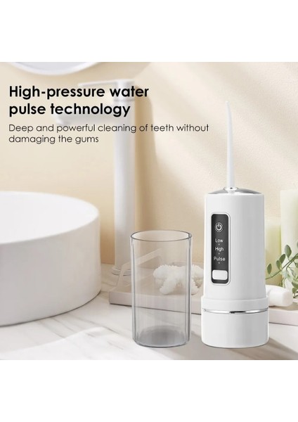 W104228W Tarzı Hailicare Elektrikli Diş Temizleyici Taşınabilir Ağız Yıkama Makinesi Ev Diş Su Jeti Oral Irrigatml Diş Sifonu (Yurt Dışından) modelleri