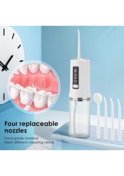 W104228W Tarzı Hailicare Elektrikli Diş Temizleyici Taşınabilir Ağız Yıkama Makinesi Ev Diş Su Jeti Oral Irrigatml Diş Sifonu (Yurt Dışından) fırsatları