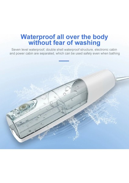 Beyaz Stil Gtguand Oral Irrigator Çift Modelleri Diş FLOSSERS195ML Su Deposu Ipx7 Taşınabilir Oral Irrigator 4 Jet Su Geçirmez (Yurt Dışından) indirimleri