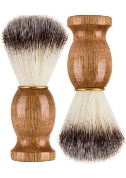 Erkek Tıraş Fırçası Salon Erkekler Yüz Sakal Temizleme Tıraş Aracı Jilet Fırçası Ahşap Saplı SN432 (Yurt Dışından)