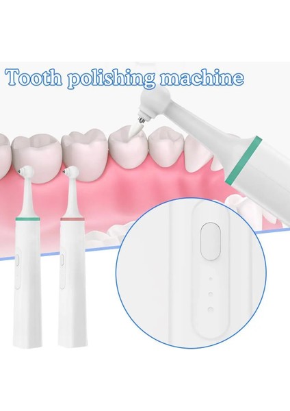 B Tarzı Diş Diş Parlatıcı Diş Temizleyici Oral Irrigator Matematik Tartar Leke Plak Sökücü Beyazlatma Temizleme Ağız Bakımı Aracı (Yurt Dışından)