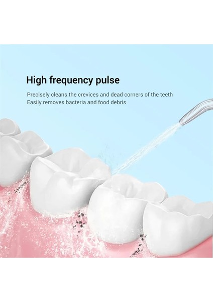 Taşınabilir Oral Irrigator Diş Su Ipliği Diş Temizleyici Şarj Edilebilir Diş Duşunda 6 Temizleme Modu Ağız Yıkama Makinesi (Yurt Dışından)