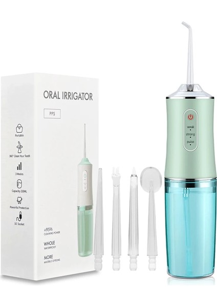 A5A102-2 Tarzı Profesyonel Oral Irrigator Diş Duşu Diş Tartar Sökücü Elektrikli Diş Mornwell Jet Eliminator Ipi Ölçekleme Temizleme (Yurt Dışından)