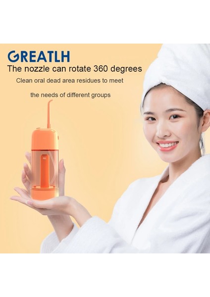 Taşınabilir Oral Irrigator Jet Interdental Fırça Diş Spa Manuel Su Diş Pensesinde Ev Diş Temizleyici G3 (Yurt Dışından)