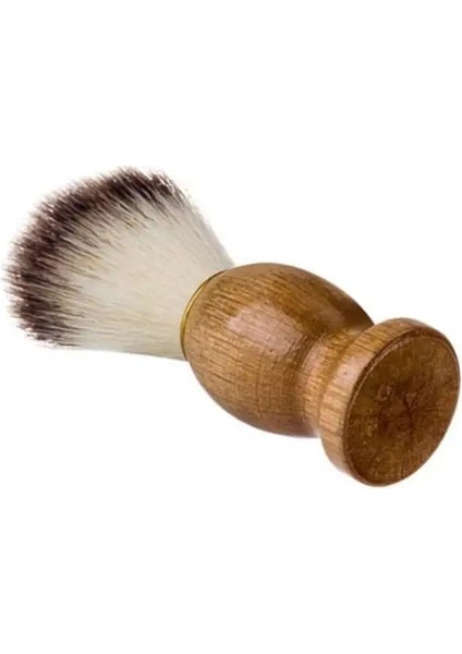 Erkek Tıraş Fırçası Salon Erkekler Yüz Sakal Temizleme Tıraş Aracı Jilet Fırçası Ahşap Saplı SN432 (Yurt Dışından)