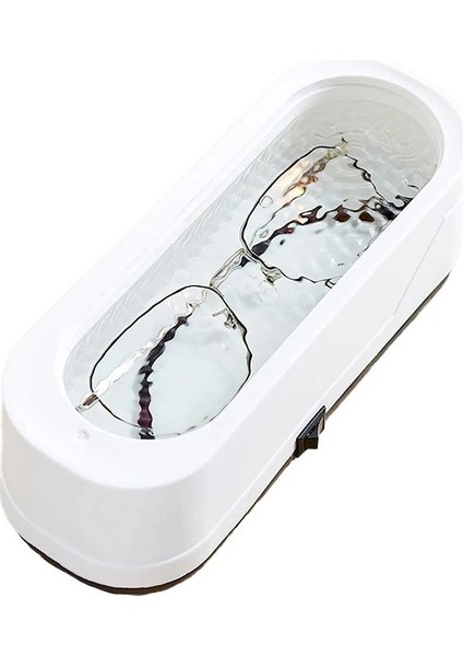 Beyaz Stil Lens Temizleme Makinesi Ev Mini Diş Fırçası Takı Yağı Leke Titreşim Temizleyici (Yurt Dışından) fırsatları