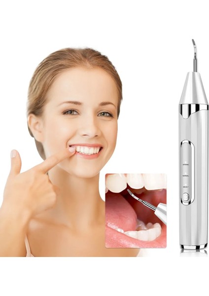 Elektrikli Sonic Diş Temizleme Ultrasonik Diş Ölçekleyici Diş Tartar Leke USB Taşınabilir Oral Irrigator Diş Taş Temizleme (Yurt Dışından)