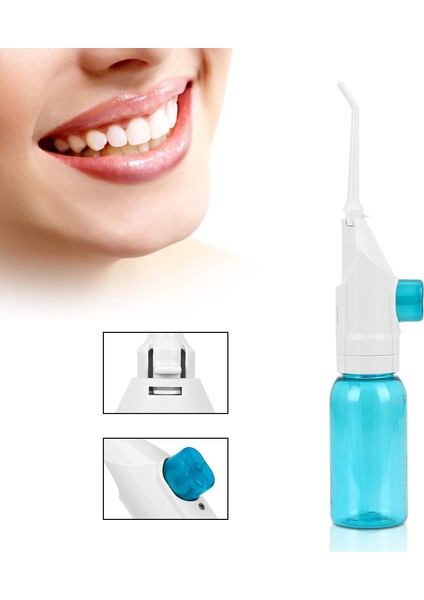 Taşınabilir Oral Irrigator Su Diş Pensesinde Su Jeti Diş Fırçası Kürdan Burun Irrigator Uygulama Diş Temizleyici Ağız Hijyeni (Yurt Dışından)