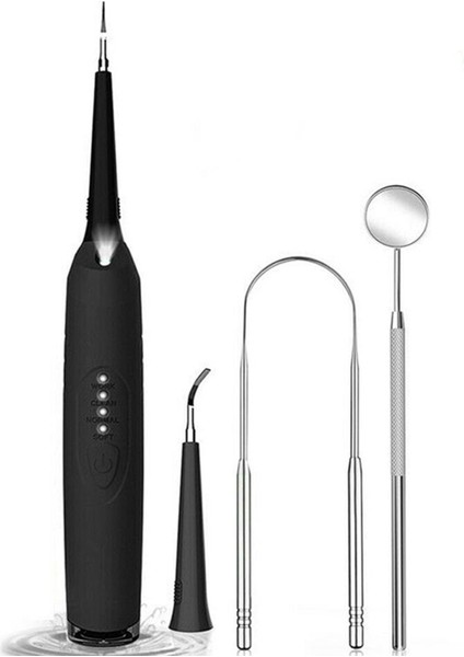 No.3 Tarzı Temizleme Kafaları ile Ultrasonik LED Elektrikli Oral Irrigator Kiti Ağız Aynası Dil Kazıyıcı Diş Taşı Sökücü Diş Beyazlatmak (Yurt Dışından)