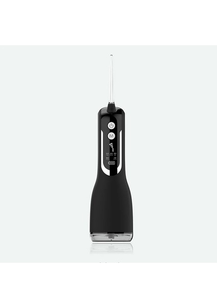 SIYAH-200NL Tarzı Akıllı Diş Oral Irrigator Yumruk USB Şarj Edilebilir Diş Duşunda Taşınabilir Diş Jet 200 ml Su Deposu Su Geçirmez (Yurt Dışından)