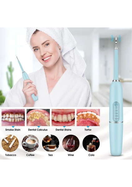 Beyaz Stil Ultrasonik Diş Taşı Ölçekleyici Oral Diş Irrigator Tartar Taşı Sökücü Plak Lekeleri Temizleyici Remova Diş Beyazlatma (Yurt Dışından) modelleri