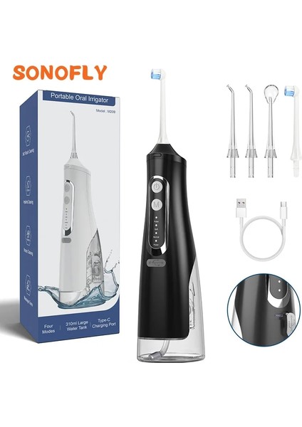 Beyaz Stil Sonofly Şarj Edilebilir Oral Irrigator USB Taşınabilir 310 ml Diş Duşu Ipx7 Su Geçirmez Diş Temizleyici Düşük Gürültü Diş Suyu M209 (Yurt Dışından) fiyatları