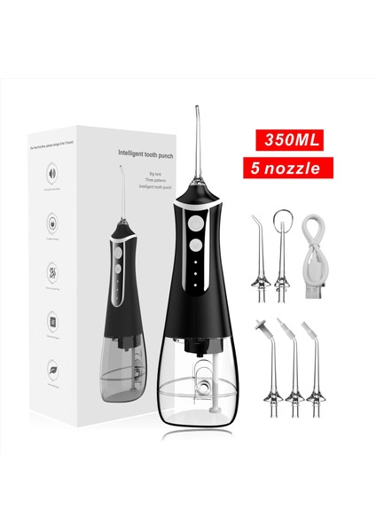 L10-H Tarzı Ev Taşınabilir Diş Yumruk Elektrikli Diş Temizleyici Temizleme Taş Kaldırma Ikisi Bir Arada Irrigator Kireç Çözücü Diş Temizleyici (Yurt Dışından)