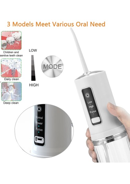 Aksesuar Stili Elektrikli Katlanabilir Oral Irrigator Diş Duşu Akülü Diş Sifon Ev Diş Ölçekleyici Taşınabilir Protez Diş Temizleyici (Yurt Dışından) fırsatları