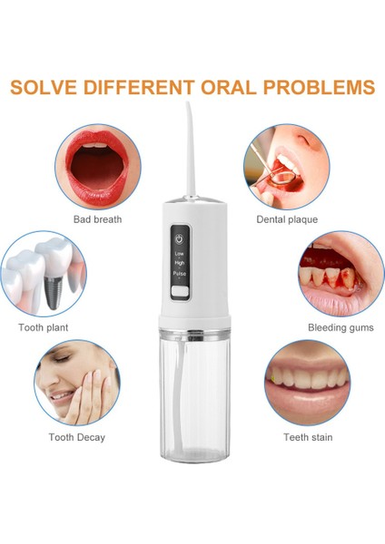 Aksesuar Stili Elektrikli Katlanabilir Oral Irrigator Diş Duşu Akülü Diş Sifon Ev Diş Ölçekleyici Taşınabilir Protez Diş Temizleyici (Yurt Dışından) indirimleri