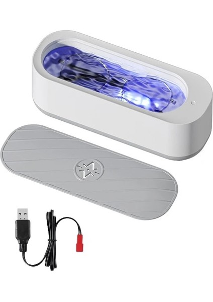 Beyaz Stil Çok Fonksiyonlu Temizleme Makinesi Ev Mini Diş Fırçası Takı Yağı Leke Titreşim Temizleyici (Yurt Dışından) fırsatları