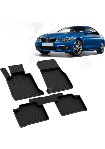 Bmw 4 Serisi F36 Grand Coupe 4d Havuzlu Paspas 2013 ve Üzeri A+Kalite