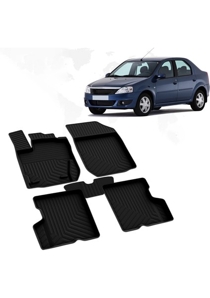 Dacia Logan 4d Havuzlu Paspas 2005-2012 A+Kalite
