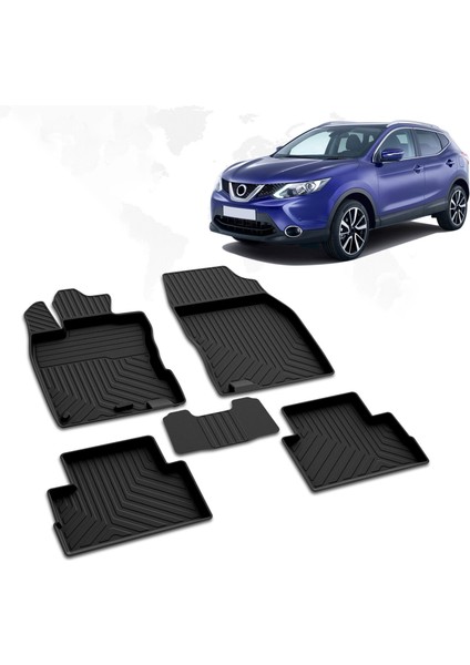 Nova Krom Nissan Qashqai 2 4d Havuzlu Paspas 2014-2021 A+Kalite