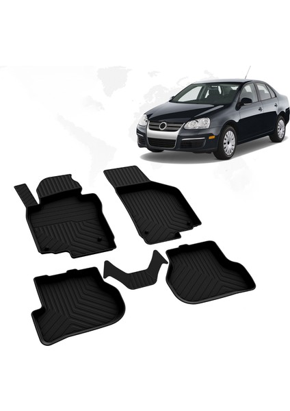 Nova Krom Vw Golf 7 4d Havuzlu Paspas 2013-2020 A+Kalite