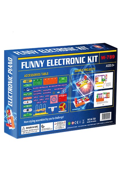 Funny Electronic Kit Eğlenceli ve Öğretici Elektronik Deney Seti 100+ Deney 5+ Yaş