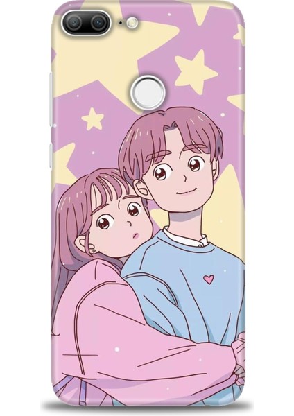 Huawei Honor 9 Lite Uyumlu Kılıf Hd Kalite Desenli Baskılı Kılıf - x (45)