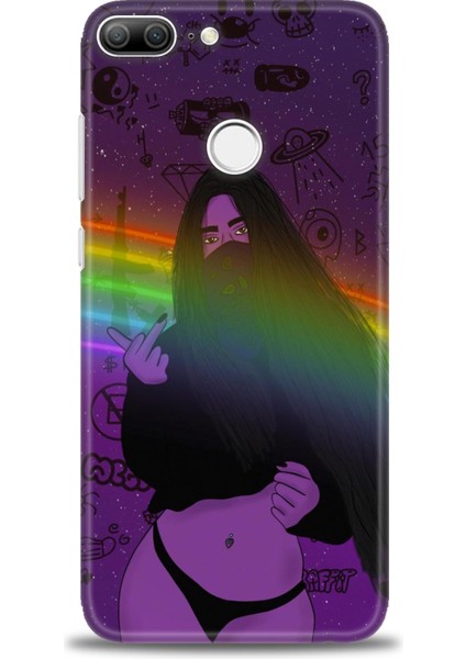 Huawei Honor 9 Lite Uyumlu Kılıf Hd Kalite Desenli Baskılı Kılıf - x (92)