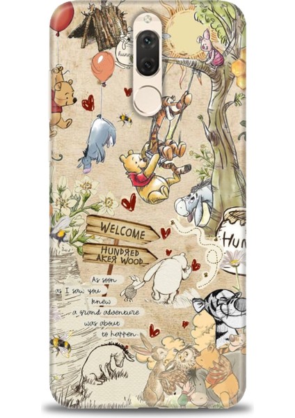 Huawei Mate 10 Lite Uyumlu Kılıf Hd Kalite Desenli Baskılı Kılıf - F (101)