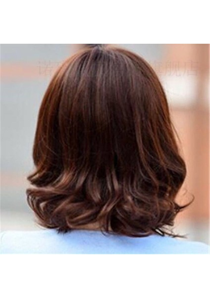 Orta Yaşlı ve Yaşlı Kadınlar Için Peruk Anne Tarzı Orta Uzunlukta Kıvırcık Saç Peruk Doğal Büyük Dalga Omuz Boyu Peruk Kafa Kapağı (Yurt Dışından) modelleri