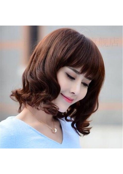 Orta Yaşlı ve Yaşlı Kadınlar Için Peruk Anne Tarzı Orta Uzunlukta Kıvırcık Saç Peruk Doğal Büyük Dalga Omuz Boyu Peruk Kafa Kapağı (Yurt Dışından) indirimleri