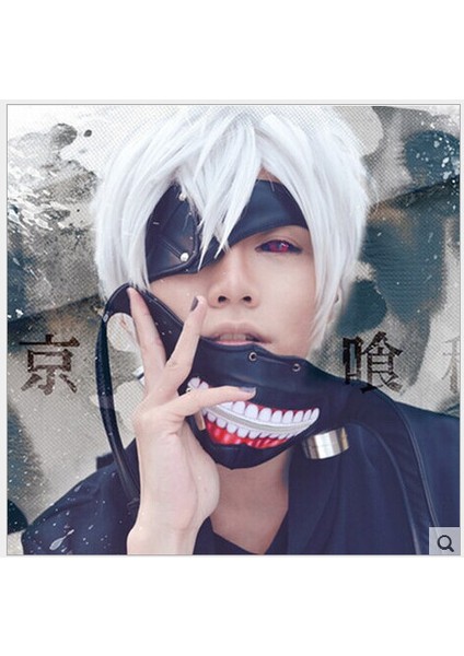 Cosplay Peruk Tokyo Ghoul / Tokyo Ghouls Kaneki Ken Cos Anime Peruk Stokta Satış (Yurt Dışından) fırsatları