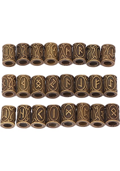 Hao Kan 24 Pcs Saç Sakal Boncuk Vintage Büyük Delik Dreadlocks Tüp Erkekler Kadınlar Için Dekorasyon 10X13MM (Yurt Dışından) fiyatları