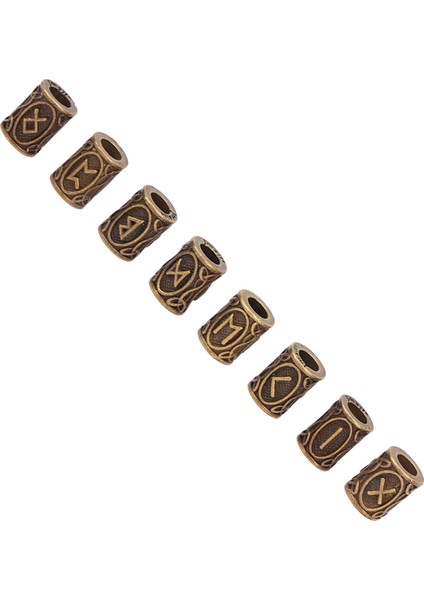 Hao Kan 24 Pcs Saç Sakal Boncuk Vintage Büyük Delik Dreadlocks Tüp Erkekler Kadınlar Için Dekorasyon 10X13MM (Yurt Dışından) modelleri