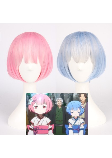 Lord Shengda Diğer Dünya Hayatı Sıfırdan Ram Rem Cosplay Peruk (Yurt Dışından) fiyatları