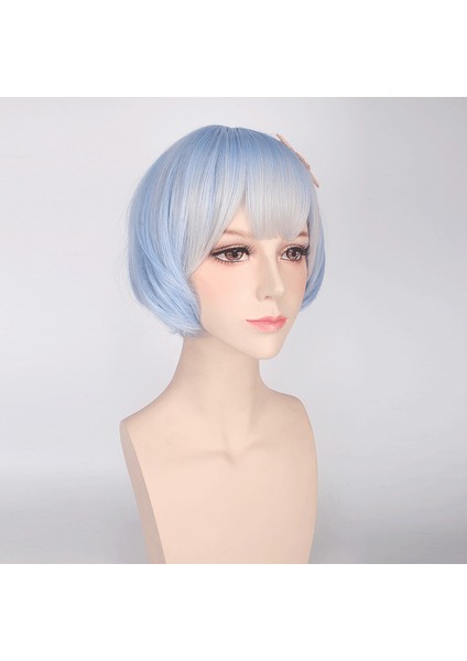 Lord Shengda Diğer Dünya Hayatı Sıfırdan Ram Rem Cosplay Peruk (Yurt Dışından) modelleri